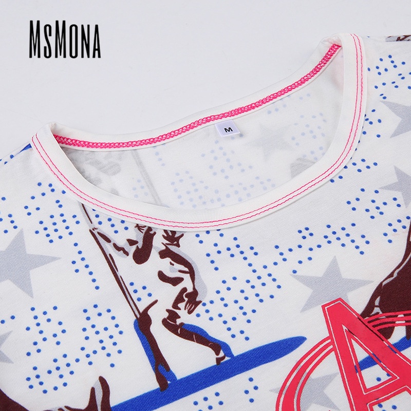 Áo Thun Ngắn Tay Cổ Tròn Màu Trơn Họa Tiết Hoa Thời Trang 2023 Cho Nữ