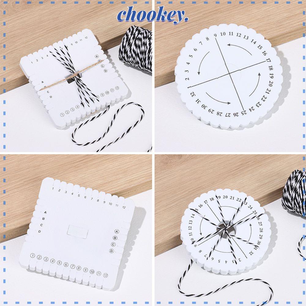 CHOOKEY Đĩa Bện Dây Làm Vòng Tay DIY Tiện Dụng