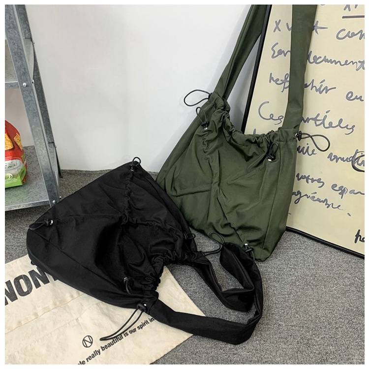 Túi Đeo Chéo Vai Sức Chứa Lớn Phong Cách Đường Phố Nhật Bản Dành Cho Nam