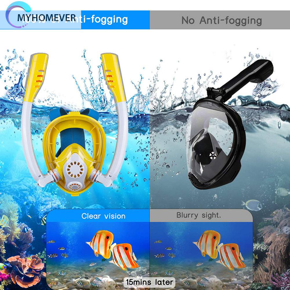 Mặt Nạ Lặn Có Kính Bơi Bảo Vệ Toàn Diện Dành Cho Trẻ Em