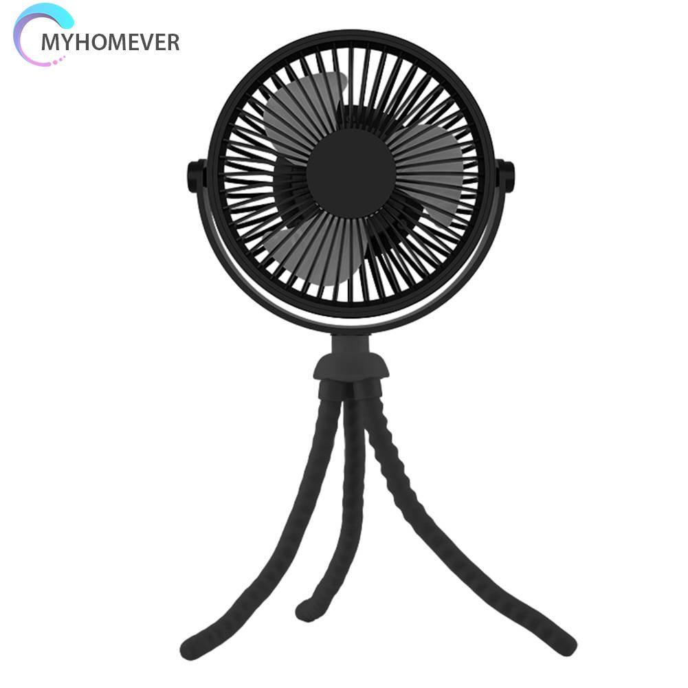 Quạt Mini Cầm Tay 3 Tốc Độ Không Ồn Hình Bạch Tuộc Sáng Tạo