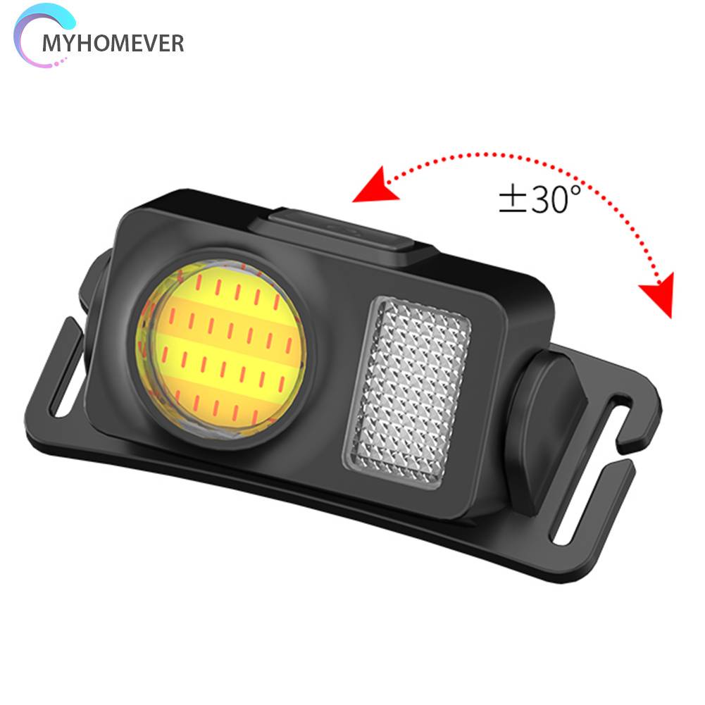 Đèn LED COB Đeo Trán IPX4 Cổng Sạc USB Dùng Khi Đi Cắm Trại