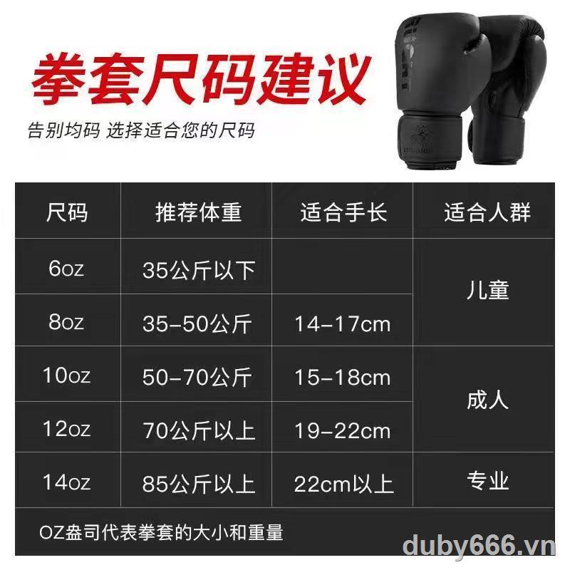 [Bán Chạy]☏Găng Tay Tập Boxing / Muay Thái Chuyên Dụng Cho Người Lớn Và Trẻ Em