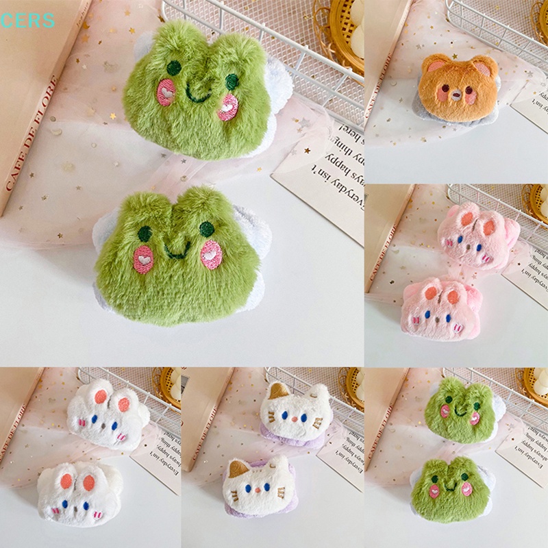 Bộ 2 Băng Đeo Cổ Tay Rửa Mặt Bằng Sợi Micro Chống Nước Chống Bẩn Họa Tiết Hoạt Hình Dễ Thương