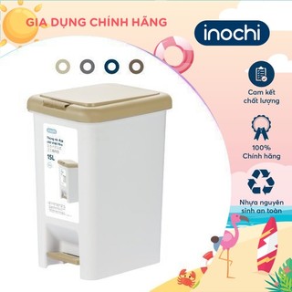 Thùng rác đạp chữ nhật Inochi - Hiro 15L