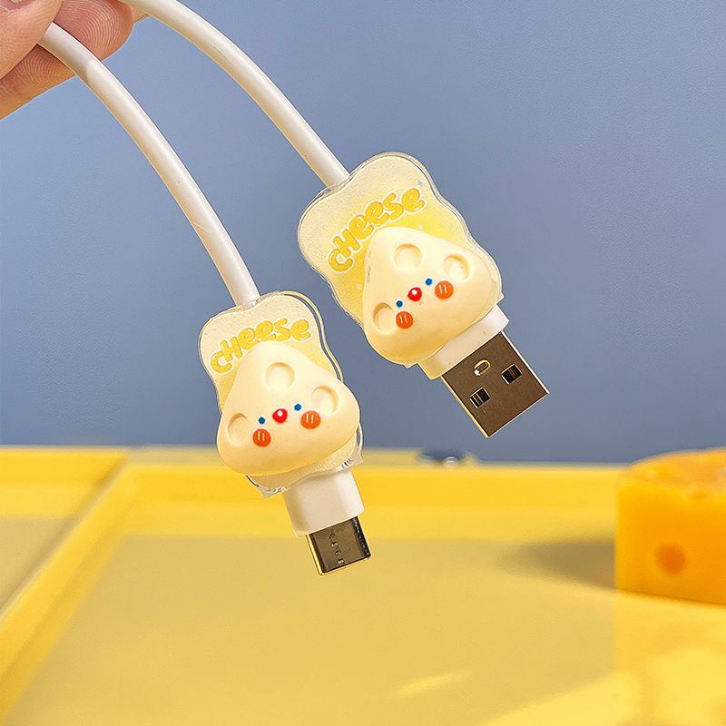 Ốp Lưng ChốNg GãY HìNh Phô Mai Dễ Thương Cho OPPO 18W 33W 30W 65W 67W 80W Android Type C Iphone 18 / 20w