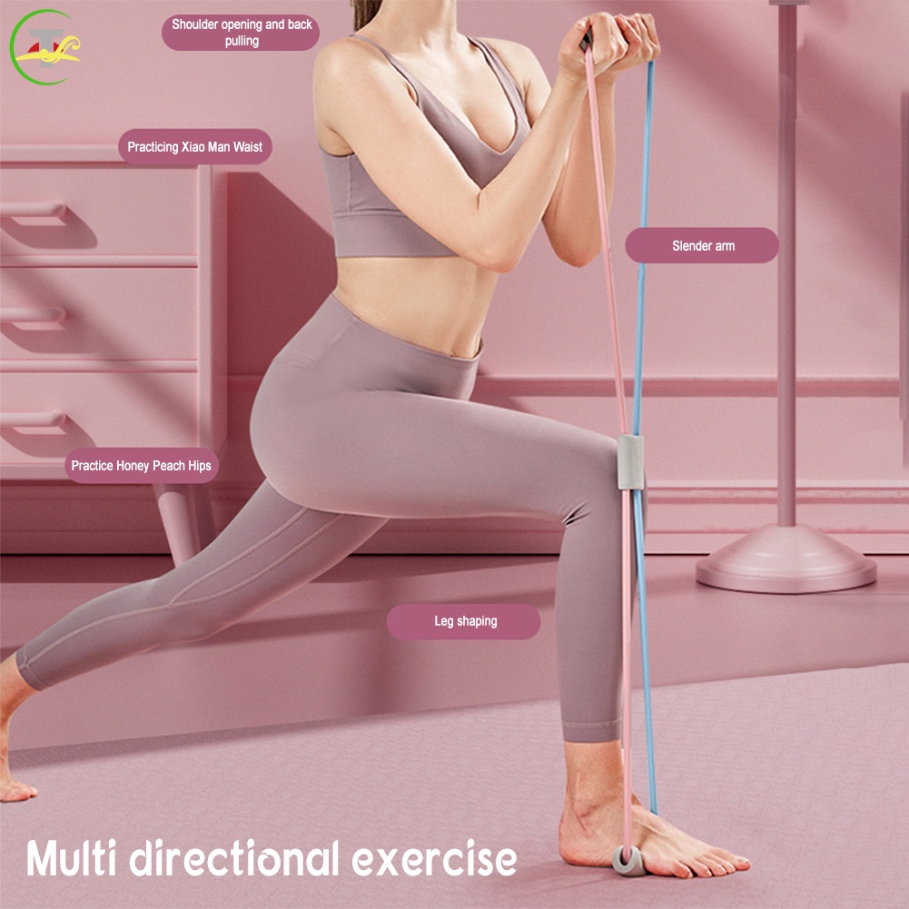 Dây Đai Co Giãn Tập Thể Dục Kéo Căng Lưng Thông Dụng Cho Bạn Gái