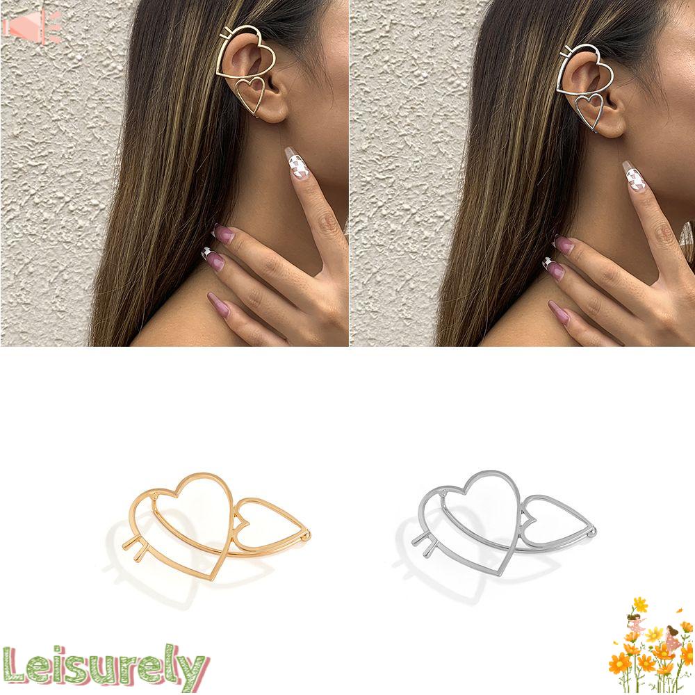 LEILY Khuyên Vành Tai Hình Trái Tim