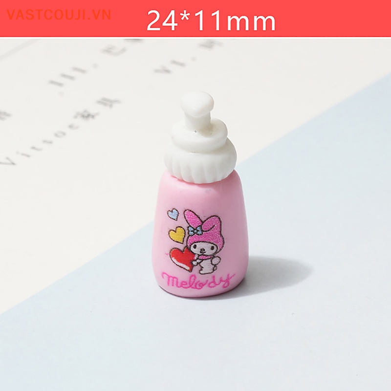 Bộ Kẹp Tóc / Kẹp Điện Thoại Mini Họa Tiết Melody 3D Dễ Thương DIY