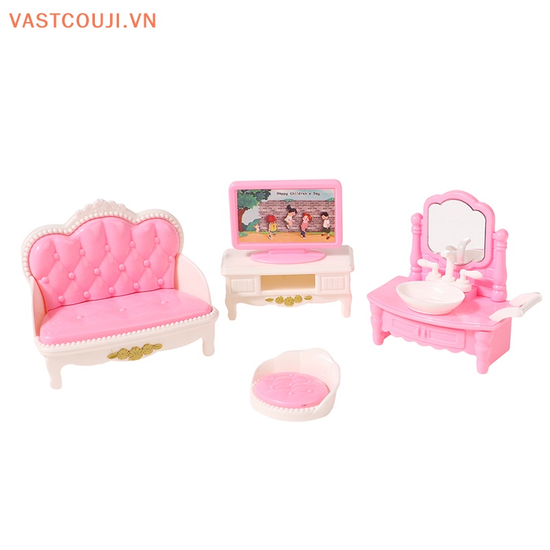 Set 4 / 7 / 10 / 11 Mô Hình Các Nội Thất Trang Trí Nhà Búp Bê