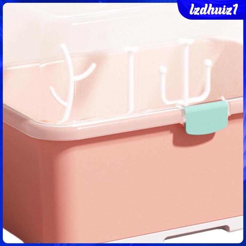 Giá Phơi Khô Bình Sữa Em Bé Dung Tích Lớn Chống Bụi Bẩn Tiện Dụng Mang Theo Du Lịch