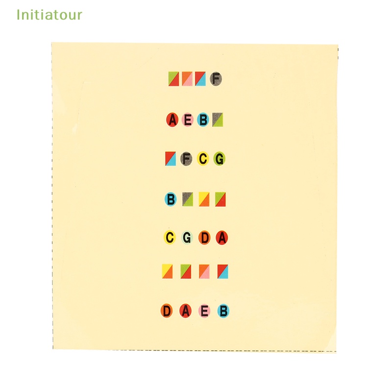 1 Nhãn Dán Đánh Dấu Đàn Violin 4 / 4 Nhiều Màu Sắc