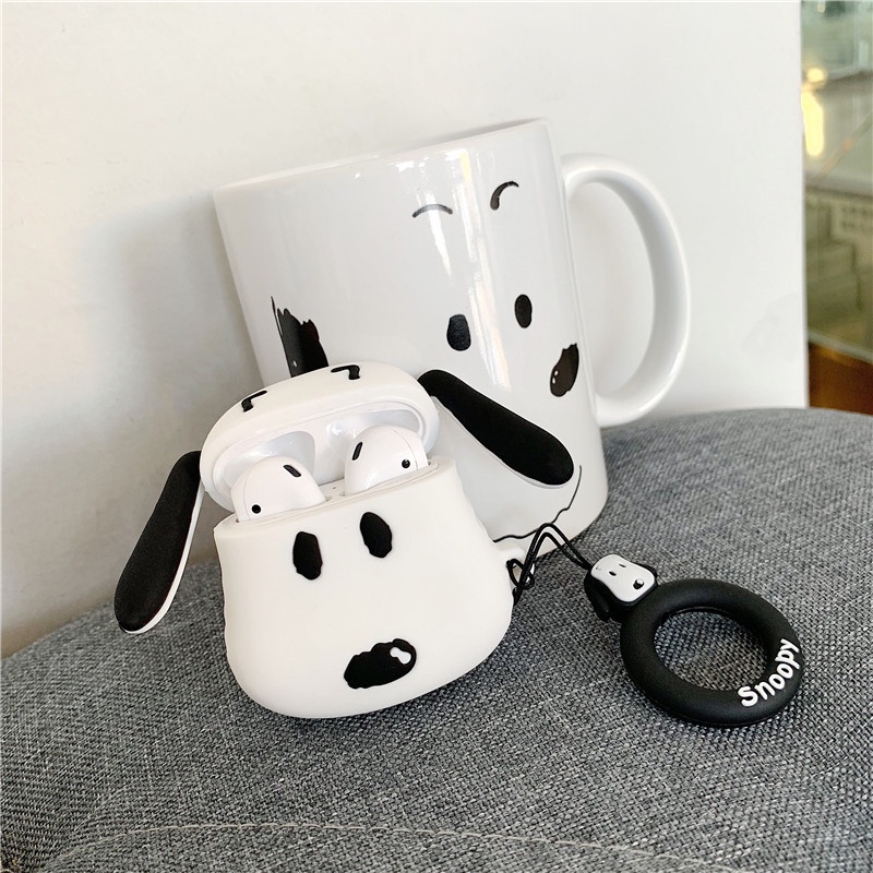 Vỏ Bảo Vệ Hộp Sạc Tai Nghe Airpods Bằng Silicon Họa Tiết Hoạt Hình Dễ Thương
