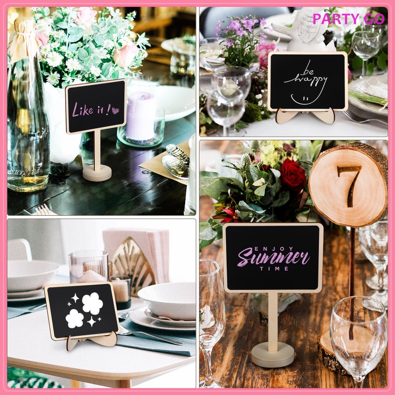 Bảng Đen Viết Phấn Mini Khung Gỗ Dùng Để Nhận Thức