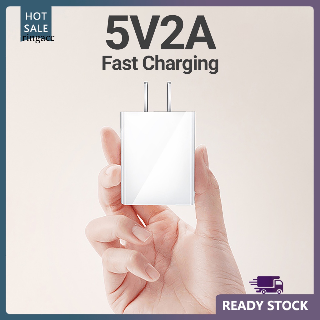 Đầu Chuyển Đổi Phích Cắm Sạc USB Gắn Tường Chịu Nhiệt Thấp Cho Điện Thoại Di Động