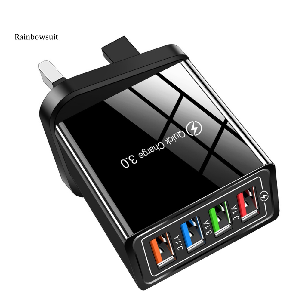 Củ Sạc Điện Thoại 4 Cổng USB Lâu Trôi Chống Cháy