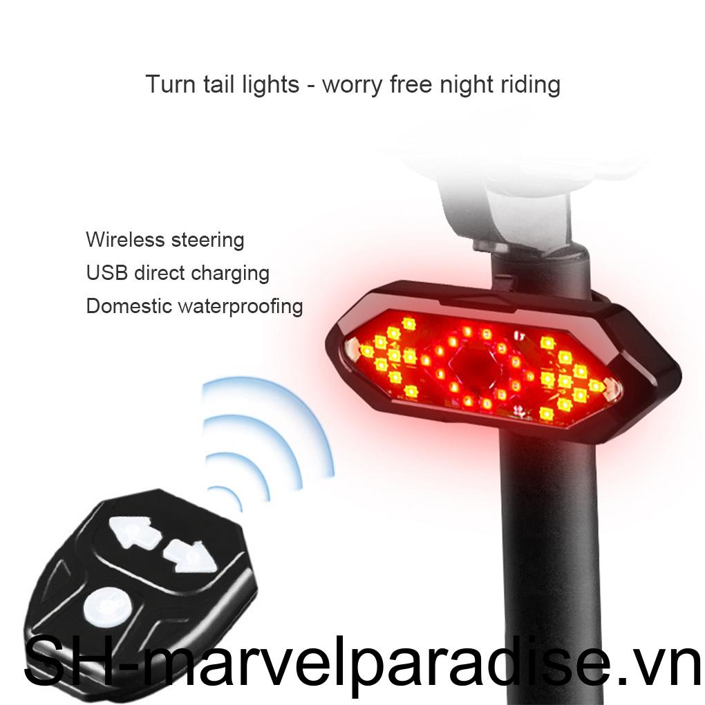 Đèn Đuôi Xe Không Dây Điều Khiển Từ Xa Màu Đen