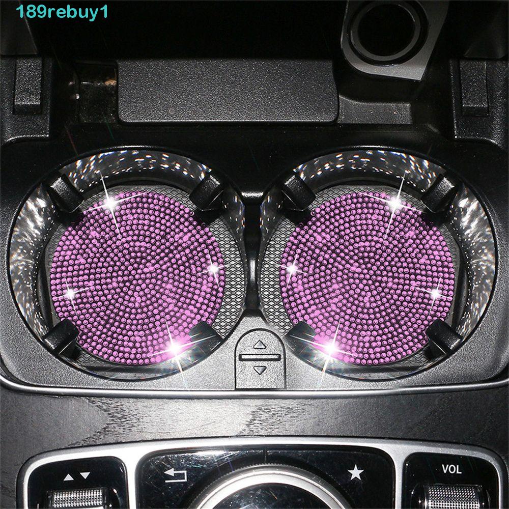 REBUY1 Thảm Lót Cốc Nước Bằng Silica Gel Chống Trượt Tiện Dụng Cho Xe Hơi