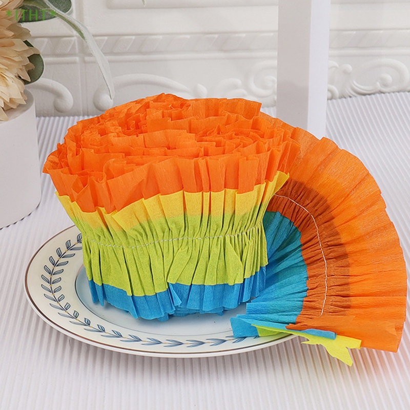 Cuộn Giấy Crepe 3M Nhiều Màu Sắc Dùng Trang Trí Tiệc Cưới / Sinh Nhật / Giáng Sinh Mới