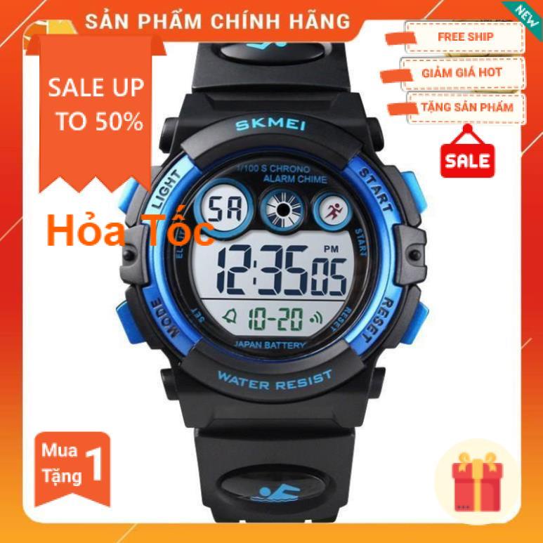 Đồng Hồ Trẻ Em Thể Thao điện tử dây cao su Skmei 1451