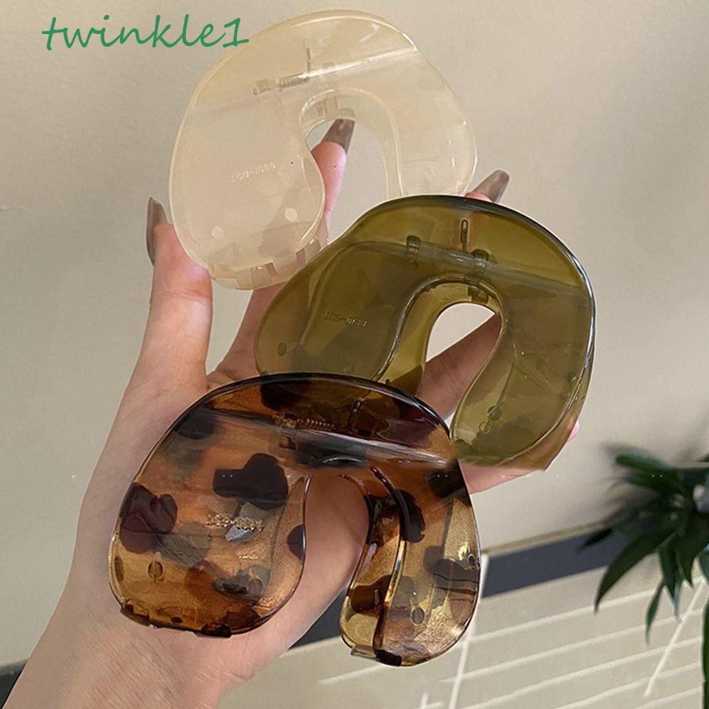 TWINKLE Kẹp Tóc Đuôi Ngựa Hình Chữ U Thanh Lịch Sáng Tạo Cho Nữ