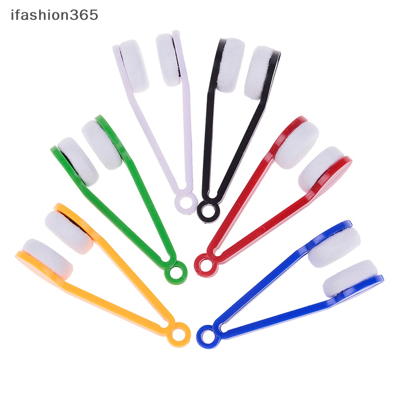 Set 5 Cọ Vệ Sinh Mắt Kính Bằng Sợi Micro Mềm Mại Tiện Dụng ifashion365
