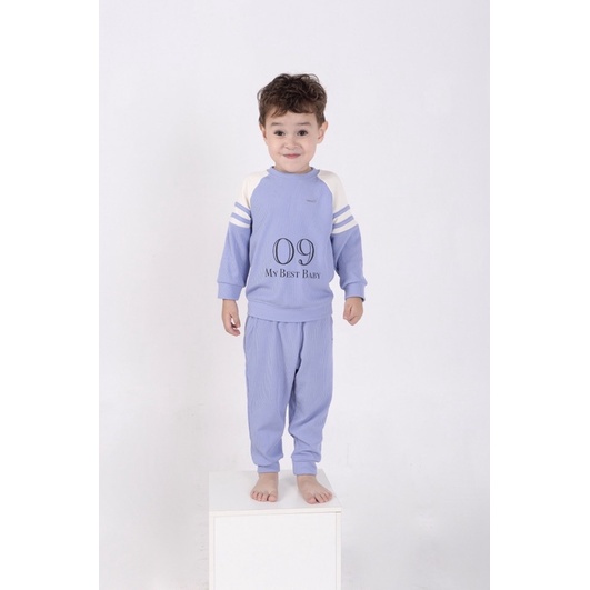 Bons . Bộ nỉ lót lông thu đông cho bé trai bé gái