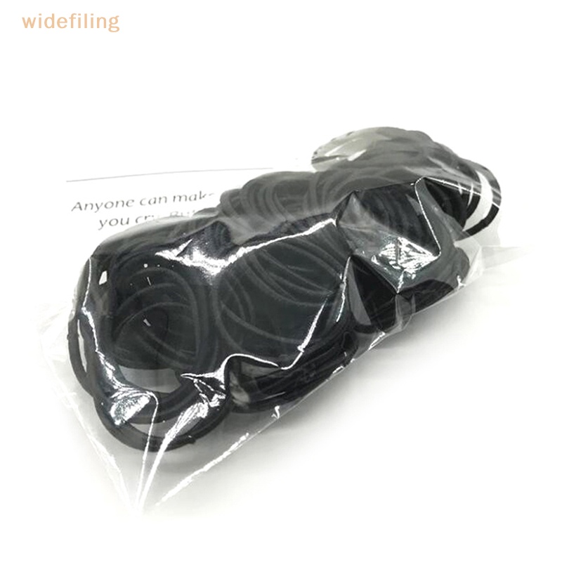 Set 100 Dây Buộc Tóc Nylon Co Giãn Nhiều Màu Sắc Cho Bé Gái