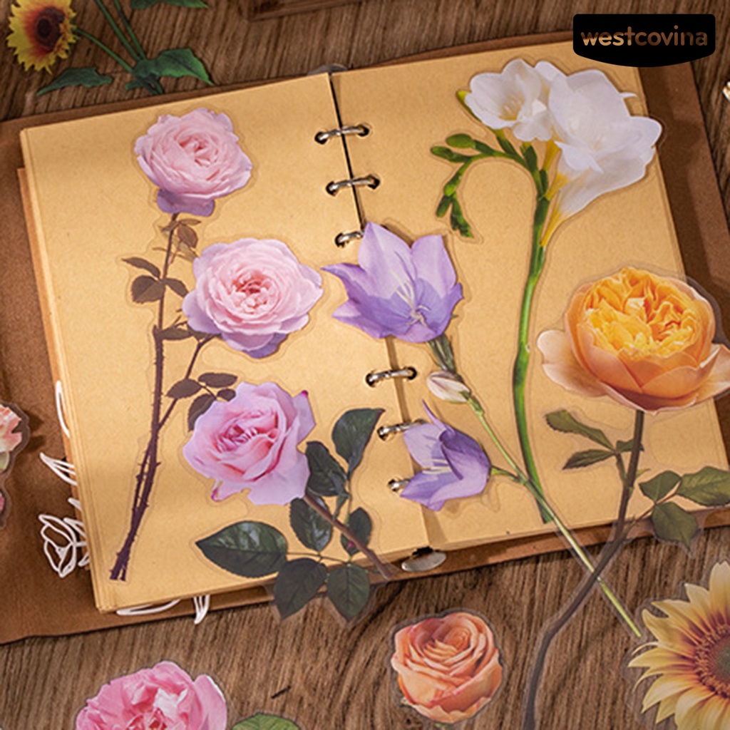 [WSTN] [WSTN]✎Bộ 20 Miếng Dán Chống Thấm Nước Tự Dính Trang Trí Sổ Tay