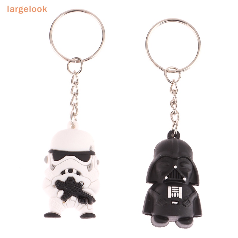 1 Móc Khóa Hình Búp Bê Darth Vader Stormtrooper Bằng PVC