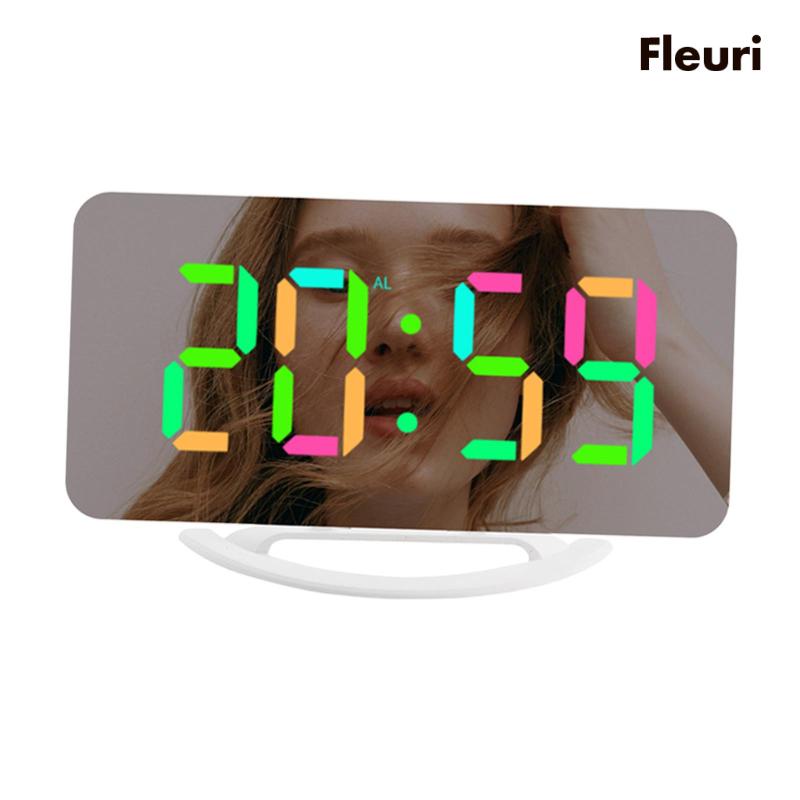 Đồng Hồ Báo Thức Điện Tử Màn Hình LED Kỹ Thuật Số Cỡ Lớn Để Bàn Trang Trí Cho Người Lớn Và Trẻ Em