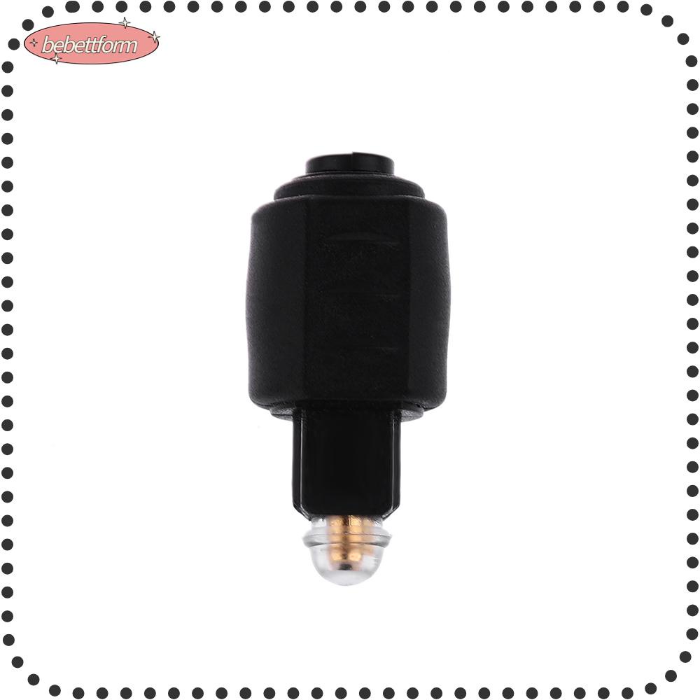 BEBETTERM Giắc Chuyển Đổi Âm Thanh Toslink Đầu Tròn Sang Vuông 3.5mm