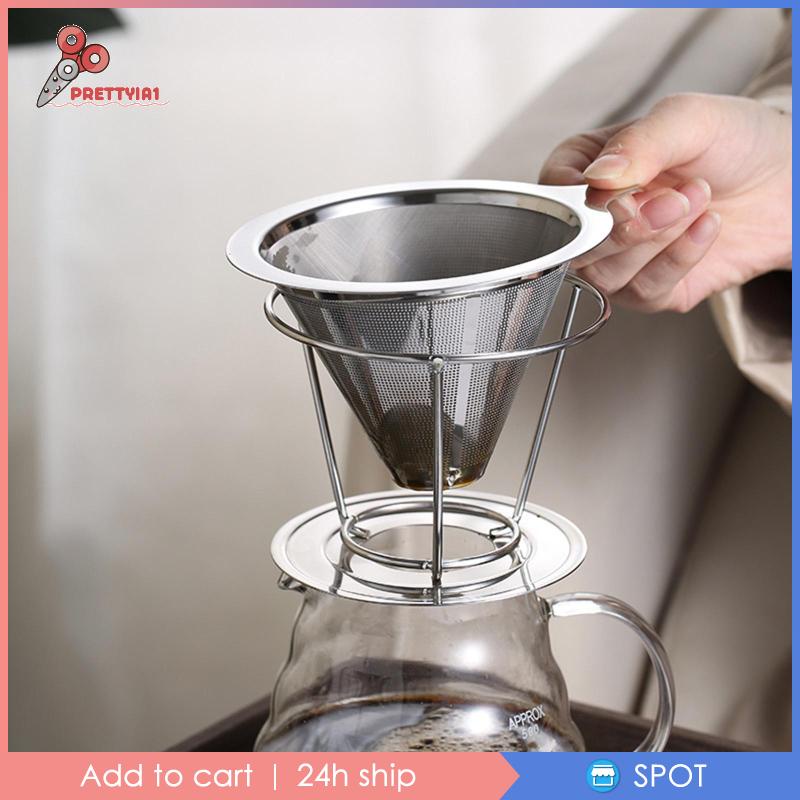 Dụng Cụ Lọc Cà Phê Bằng Thép Không Gỉ Hình Nón