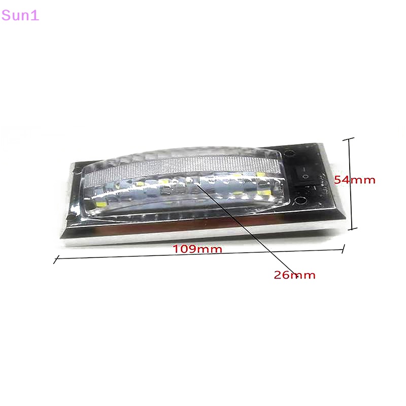 Sun1 > Đèn LED 12V-24V Ánh Sáng Trắng Dành Cho Xe Hơi / Tàu Thuyền / RV
