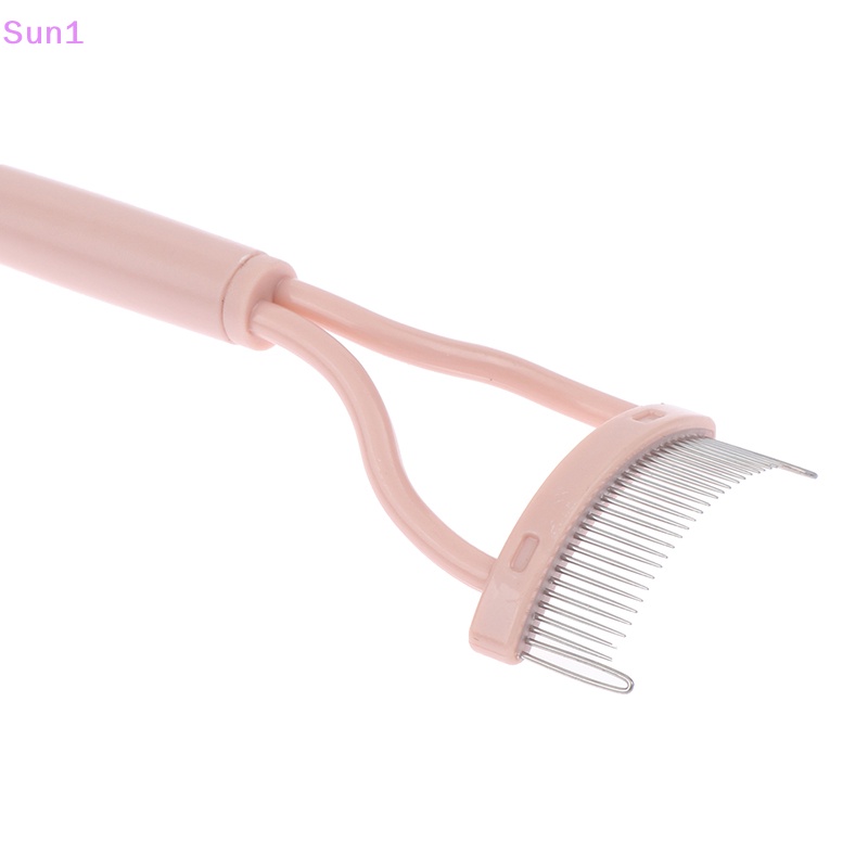 Lược Chuốt Mi Cong Bằng Thép Không Gỉ Tiện Dụng