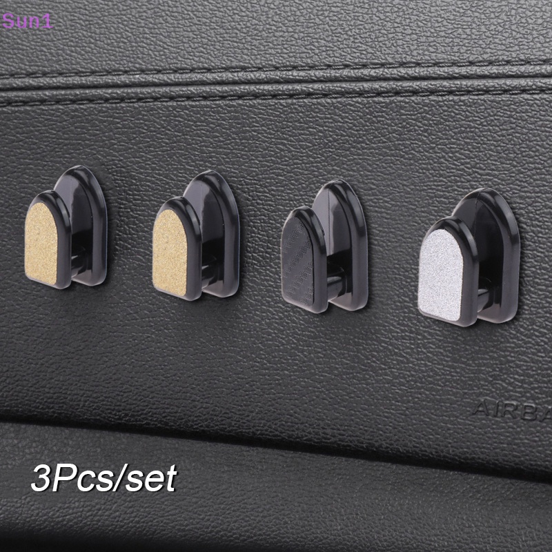 Set 3 Móc Treo Vật Dụng Mini Dán Bảng Điều Khiển Xe Hơi