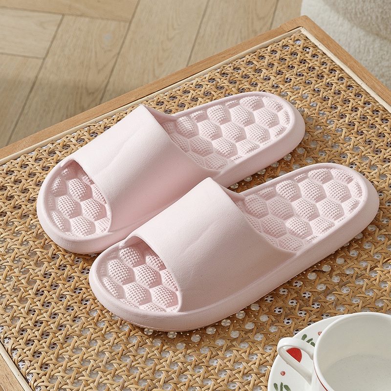 Prowow❤Dép Nhựa Đi Trong Nhà Đế Mềm Chống Trượt Thời Trang Mùa Hè Cho Cặp Đôi