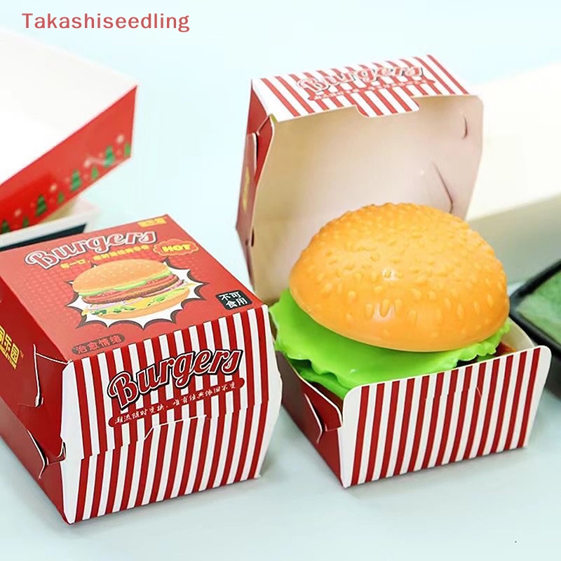 Đồ Chơi Squishy Hình Bánh Hamburger 3D Độc Đáo