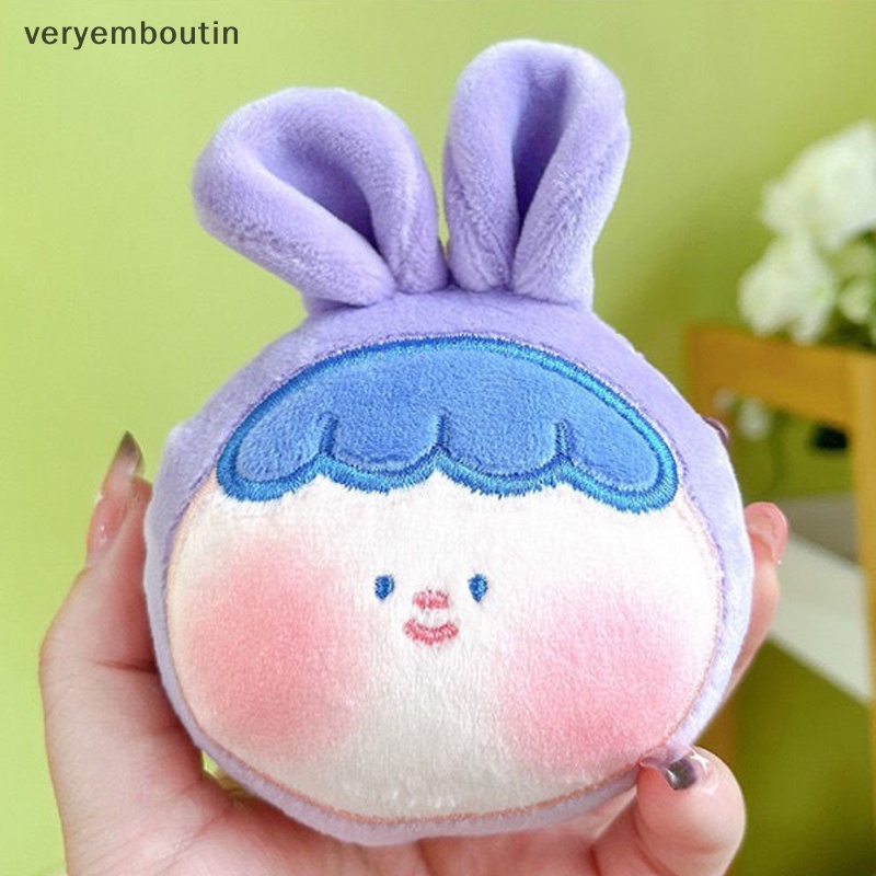 Móc Khóa Hình Trái Cây Hoạt Hình Nhồi Bông Đáng Yêu