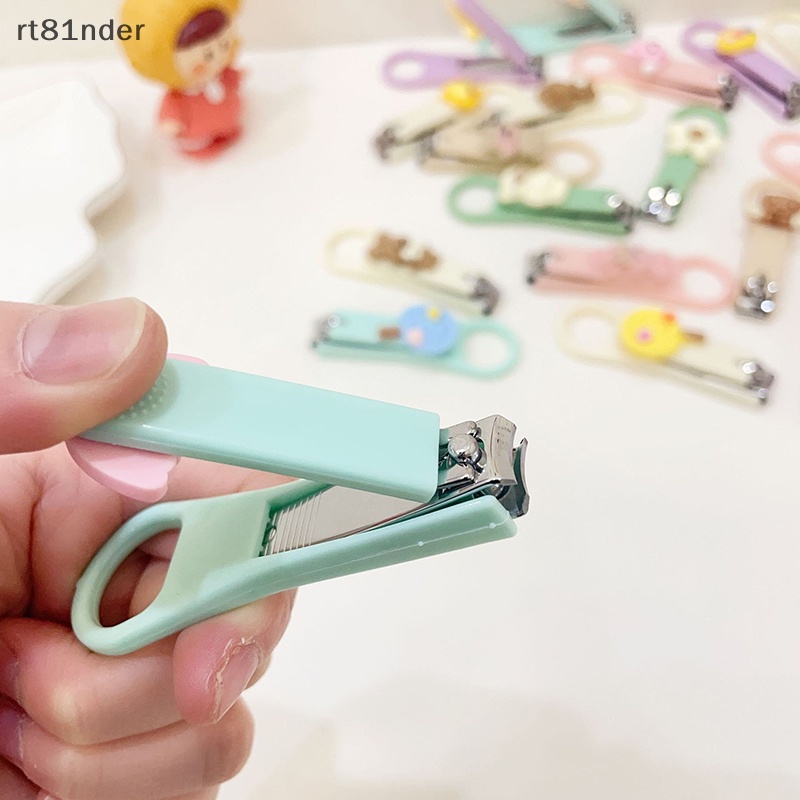 Rt Kéo Cắt Móng Tay Hoạt Hình Dễ Thương Màu Sắc Ngẫu Nhiên Cho Bé