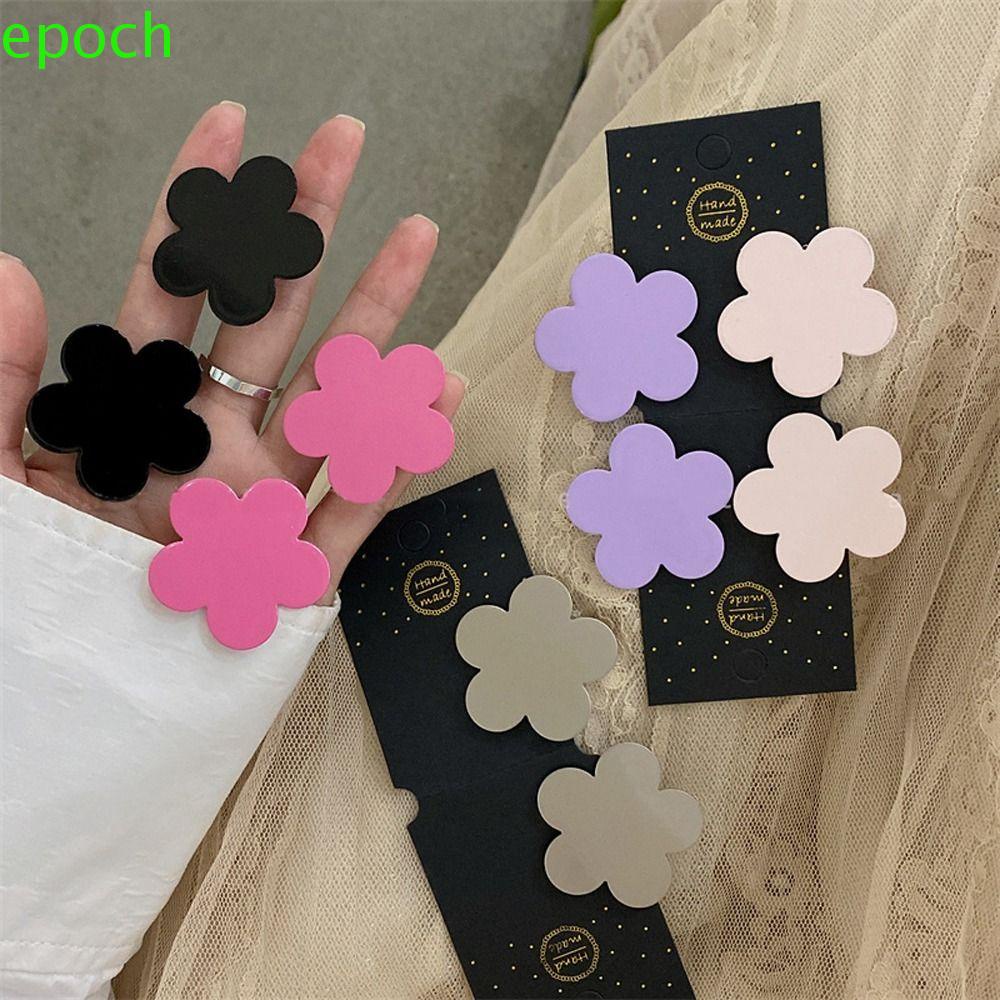 EPOCH Kẹp Tóc Bb Hình Hoa Màu Sắc Ngọt Ngào Phong Cách Hàn Quốc Cho Bé Gái / Trẻ Em