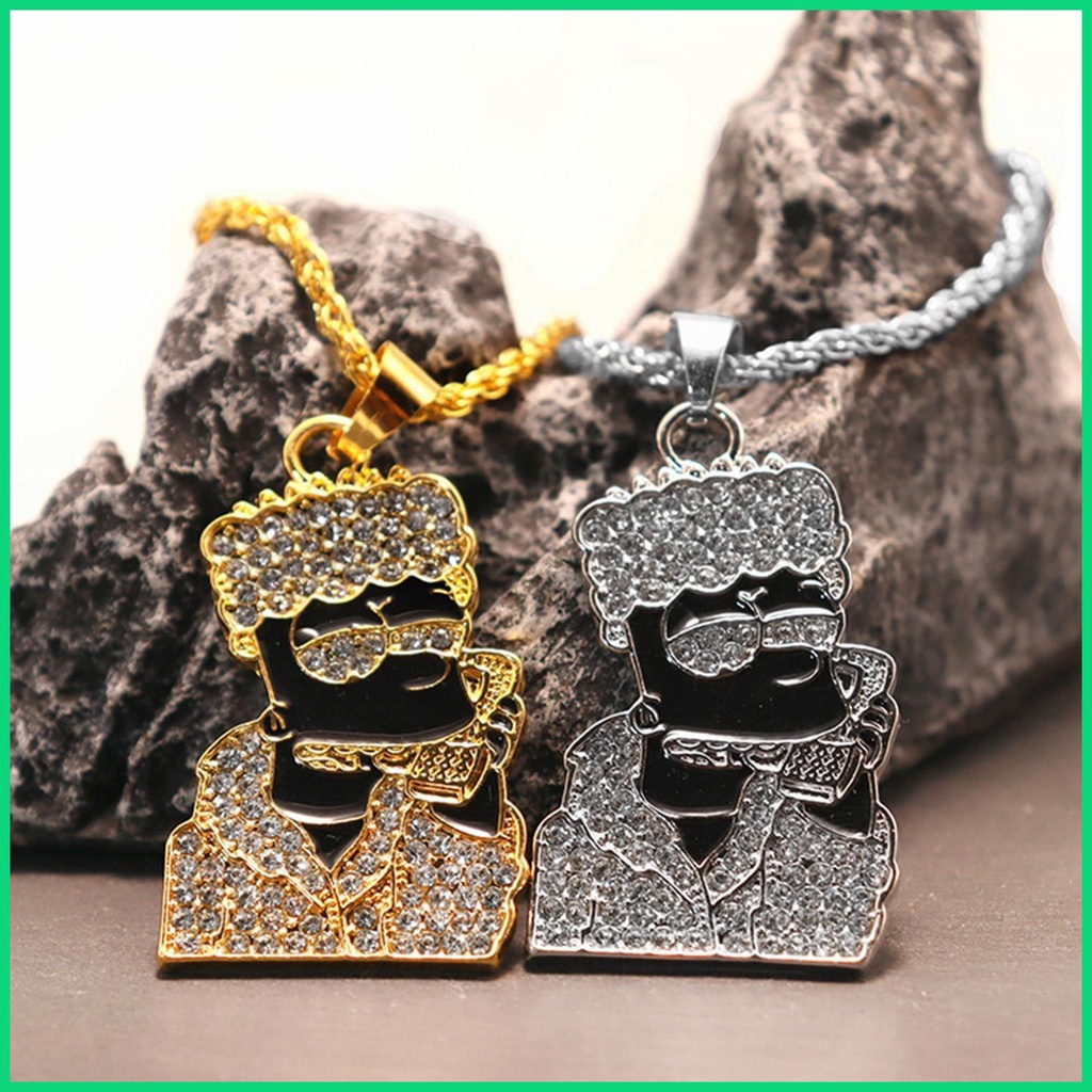 Vòng cổ Mặt Nhân Vật Hoạt Hình Simpson Cho Nam Nữ