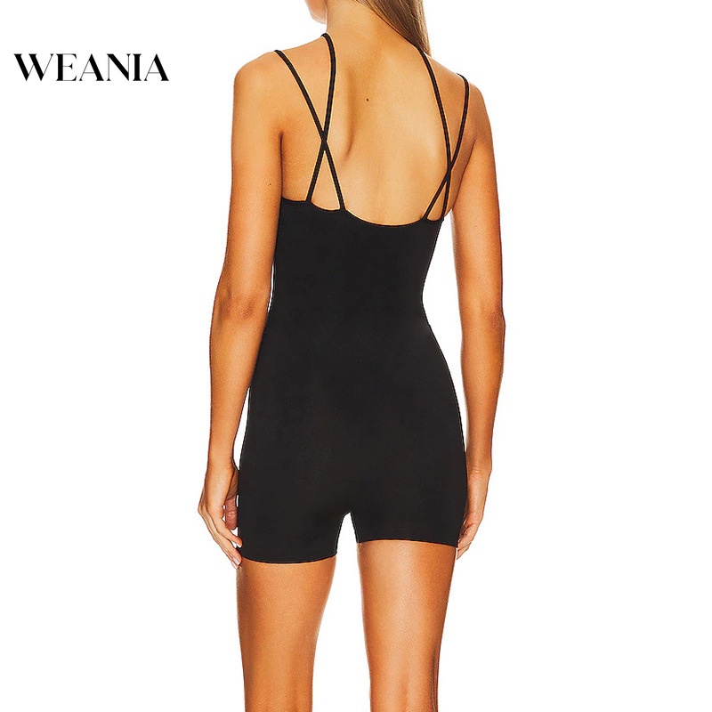 Bộ Áo Liền Quần Hở Vai Hở Lưng Dành Cho Nữ