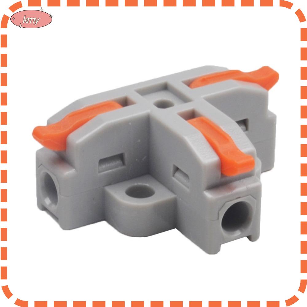 KRNY Set 20 Đầu Nối Nhanh T3 Chữ T Bằng Đồng Màu Cam / Xám Cho Thợ Điện