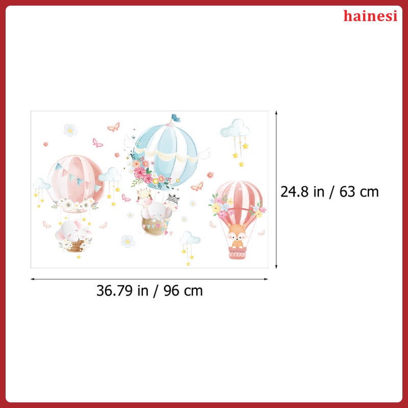 Miếng Dán Trang Trí Tường / Cửa Sổ Phòng Bé Trai Thiết Kế Dễ Thương