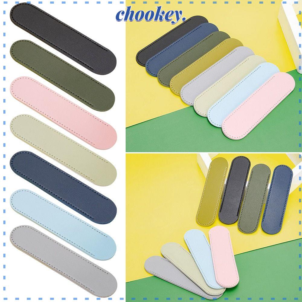 CHOOKEY Set 5 Túi Đựng Bút Chất Liệu Da PU Xinh Xắn