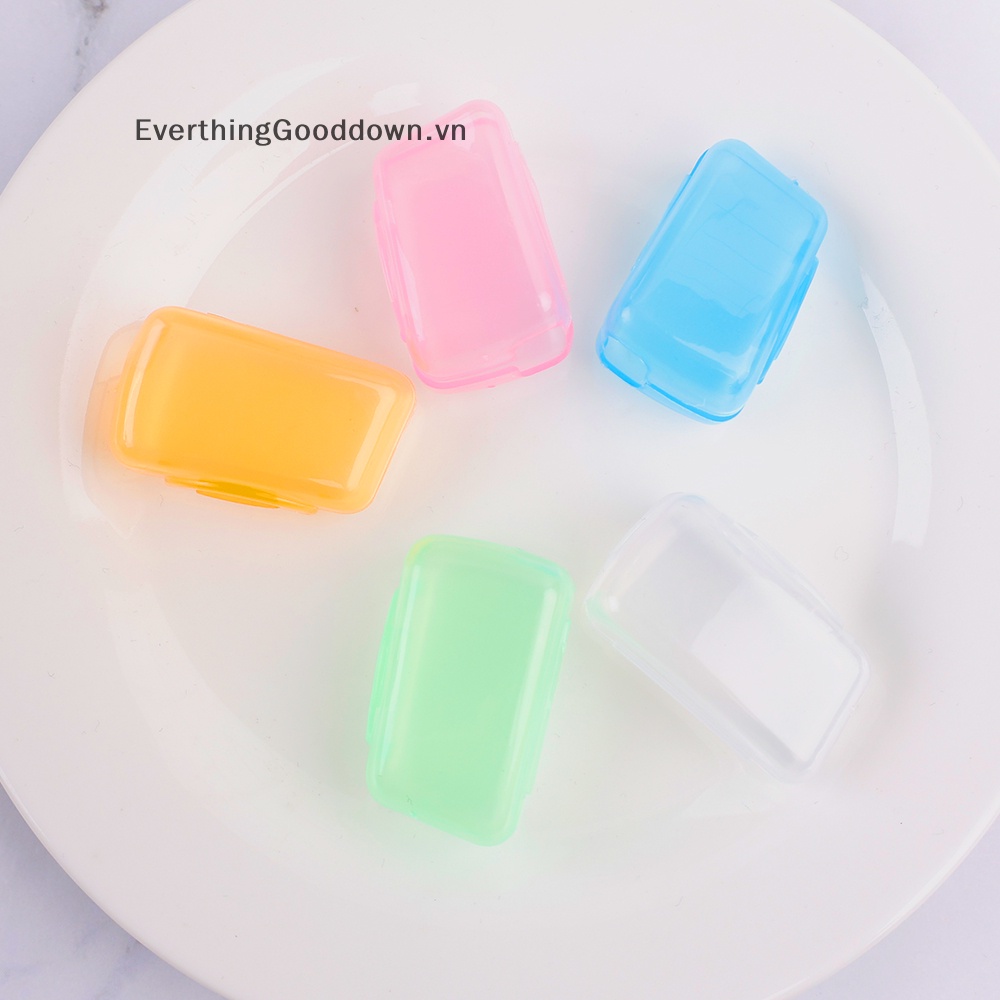 Everthinggooddown set 5 Đầu Bàn Chải Đánh Răng Mini Có Nắp Đậy Dùng Ngoài Trời vn