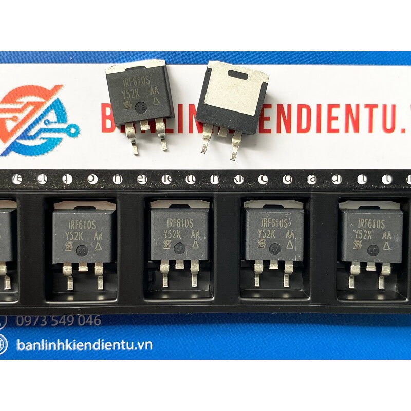 [Combo 2 chiếc] IRF610S Mosfet kênh N 3.3A 200V TO-263
