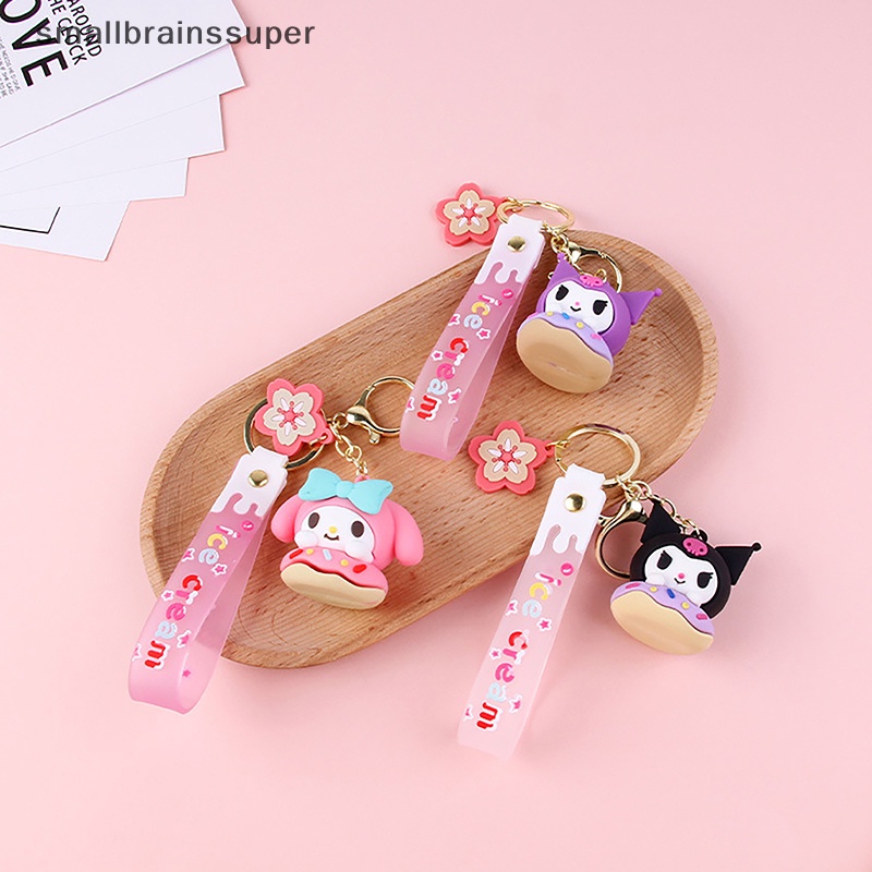 SANRIO Móc Khóa Búp Bê Hoạt Hình Kuromi Kuromi My Melody Dễ Thương Dùng Để Trang Trí Ba Lô / Ô Tô SBS