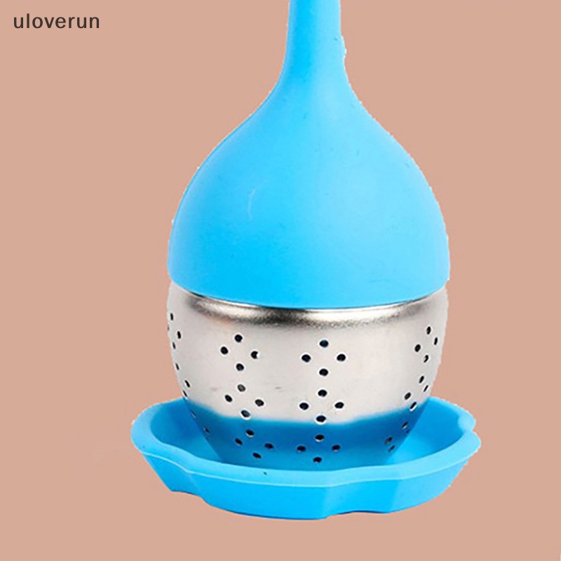 1 Dụng Cụ Lọc Trà Bằng Silicon Hình Người Dễ Thương